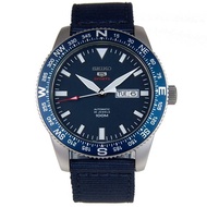 Karnvera Shop นาฬิกาข้อมือผู้ชาย SEIKO 5 Sports Men Automatic Watch Blue สายเรซิ่น รุ่น SRP665K1