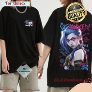 Jinx Arcane League Of Legends Oversized Latest Premium T Shirt Arcane Jinx