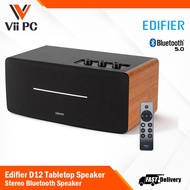 Edifier D12 Tabletop Speaker -Integrated Desktop Stereo Bluetooth Speaker-Wireless Computer Speaker 