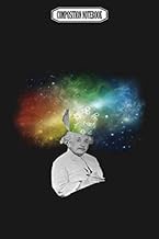 Composition Notebook: Einstein With a Rainbow Galaxy Reed Rugged Classic Vape Coils Freaks and Poste