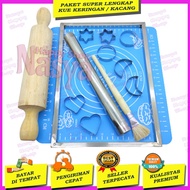 DRY CAKE PACKAGE DRY CAKE FRAME/ DOUGH MAT/ DRY CAKE MOLD/ DOUGH MILL/ CAKE BRUSH/