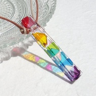 [Rainbow] 雞尾酒杯 (Hidden [Slim] [Rainbow]) 項鍊 [Made to order]