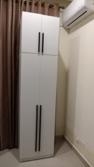[FREE INSTALLATION] [HOMEE] MODERN WARDROBE WHITE / ALMARI BAJU MODERN SIAP PASANG WARNA PUTIH