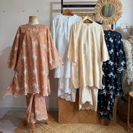 kurung  cempaka sulam cotton