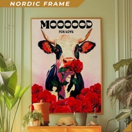 Wall paintings,Love Poster, Aesthetic Art, Red Wall Art, Trendy Prints, Vintage Poster, Psychedelic 