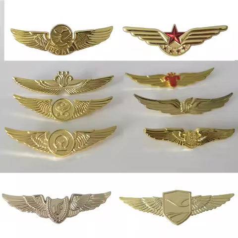 Pilot Badge China Navigation China Southern Airlines Sichuan Airlines Civil Aviation Metal Badge Bro