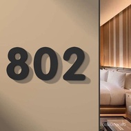 Number Plate House Acrylic 3d Three-Dimensional Locker English Letter Sign Sticker Customized FF4X