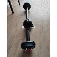 [Stok di Malaysia] Axle Belakang brek Hub Axle 95cm Belakang Roda Tiga Gerabak