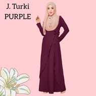 JUBAH MUSLIMAH TURKI FASHION - MERDEKA EDITION - PLAIN ABAYA /JUBAH MURAH /MAXI PLUS SIZE /GAMIS / M