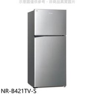 《可議價》Panasonic國際牌【NR-B421TV-S】422公升雙門變頻冰箱晶漾銀