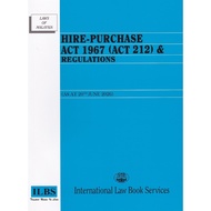 HIRE PURCHASE ACT 1967 [ACT 212] & REGULATIONS -2026 Edition