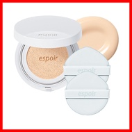 [espoir] Silk Skin Layer Cushion, 13g, Ivory No.21, 1pc + 2 Puff / Korean Foundation / Natural Finis