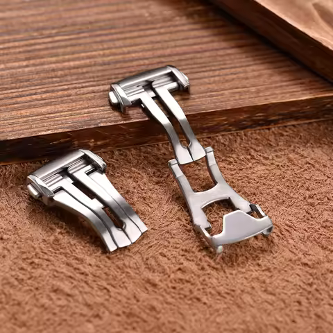 18mm Omega Seamaster Watch Buckle Folding Watch Buckle for Omega Stainless Steel Deployment Clasps 1