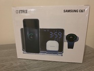 全新 Samsung ITFIT 3合1 無線充電鬧鐘