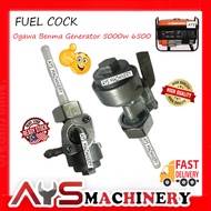 FUEL COCK Ogawa Benma Generator 5000w 6500 / Daewoo Fuel Cock Generator Pemuka minyak Cock