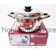 Stainless Steel Sauce Pot Cooking Pot/ Zebra Pot/ Zebra Vitalux Plus Sauce Pot/ 24cm 162224