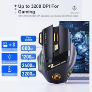 LED Gaming Wireless Mouse USB IMICE GW-X7 3200DPI Dual Mode Rechargeable 7 Keys 2.4Ghz Silent Mouse 