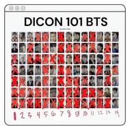 Pc DICON Bts101 PHOTOCARD