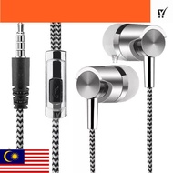 MC- Earphone Sports Earphone Accessories Braided Cord Weave Cable 3.5mm Jack Wired Control Wired Era