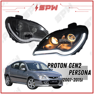 Proton Gen2 / Persona (2007-2015) Headlamp Head Lamp Light LED Light Bar Projector Running Signal Li
