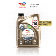 TotalEnergies - [SERVICE PACKAGE] QUARTZ INEO XTRA DYNAMIC 0W-20 ADVANCED FULLY SYNTHETIC ENGINE OIL - 5L