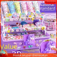 DIY Goo Card Set Three-layer Storage Box Goo Card Sticker Goo Chuck Goo Card Cute Sticker Hand Accou