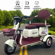★M3★ NEW 100% Siap Pasang Ebike Scooter Electric Basikal Elektrik Dewasa 3 Roda Skuter Elektrik Elec