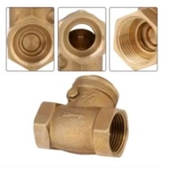 ROSCO SWING CHECK VALVE 1/2, 3/4, 1, 1-1/4'' HORIZONTAL BRASS CHECK VALVE PANGREGULATE NG TUBIG
