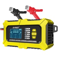 GPSDD E-Fast TK-800 เครื่องชาร์จและวัดสภาพแบตเตอรี่ 2 in 1 สำหรับแบตเตอรี่ 12V ใช้ได้ทั้งรถยนต์ และร