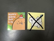 Nagano jokebear 自嘲熊 特典貼紙