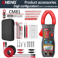 ANENG CM80/CM81 Digital clamp meter  Ammeter Voltage Car Amp Hz Capacitance NCV Ohm Test multimeter 