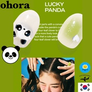 [Ohora] Korea High Quality Gel Nail Patch, Nail Sticker, Semi-Cure Nail Art, Lucky Panda 30pcs Strip