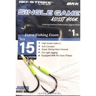 Assist Hook Single Game Hi Quality Kevlar BKK hook