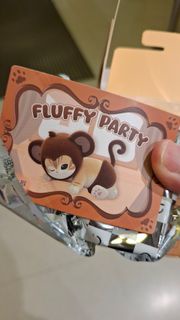 Miniso Mofusand Fluffy Party 盲盒 馬騮 慵懶猴子