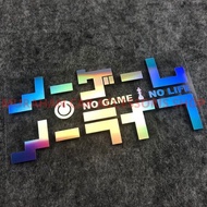 [ HIGH GRADE ]NO GAME NO LIFE LASER STICKER CAR BODY MOTOR MIRROR WINDOW LAPTOP PROTON PERODUA TOYOT