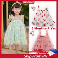◘Baby Girl Dress Green Pink White Tutu Dress Baby Dress For Girl 1 2 Years Old Toddler Birthday Dres