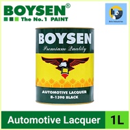 ✟ Boysen Automotive Lacquer White or Black 1 Liter Solvent-Based Nitrocellulose Lacquer Paint