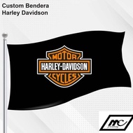Bendera Harley Davidson Custom Bendera Besar Bendera Bebas Custom -