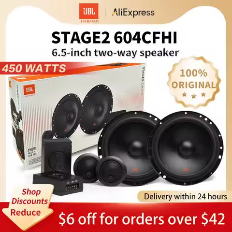 JBL car audio speaker 6.5-inch car audio 450W car subwoofer 6.5-inch tweeter and midrange subwoofer 
