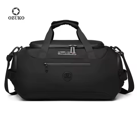 OZUKO Tote Bag Weekend Waterproof Bagsmart Handbags Large Capacity Carry On Luggage Bags Men Busines