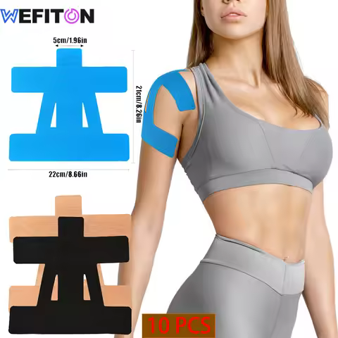 10 PCS Kinesiology Tape for Shoulder Pain Relief Pre Cut Sports Waterproof Breathable Enhance Elasti
