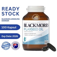 Blackmores Flaxseed Oil 100 Capsules - Vegetarian Omega 3 6 9