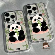 Cute Panda Plating Phone Case For Realme GT 7 5 Pro 3 Neo 7X 7 6 5 SE 240W V70 V60 V60S V23 V23i 5G 