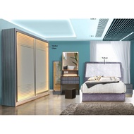 [TSB-BR803]5.5FT & 8FT Bedroom Set / 5.5 Kaki & 8 Kaki Set Bilik Tidur / Queen & King Size Full Set