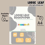 🎗 A4 Bookpaper Loose f - POLOS Bookpaper 90gsm by pinkershop 🙏