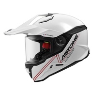 ASTONE MX800 Safety Helmet Plain White MX800B Off-Road Full-Face Quick-Release Visor Inner Sunglasse