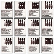 Retro-Style 90th Birthday Gift Poster Art Printing Home Wall Decoration,No Frame Canvas Painting Gif