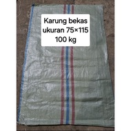(READY) Karung Bagor Bekas Ekspedisi Beras Gula Tepung Terigu Pakan Ternak Karung Goni Besar Jumbo B