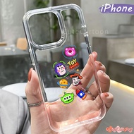 Cartoon Toy Store motif Case iphone 13 15 11 12 14 Pro Max XR X Xs Cartoon Aesthetic Pattern Casing 