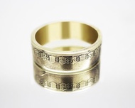 意大利硬幣戒指 500 里拉 1966 年（戒指複製品）硬幣戒指男士硬幣戒指